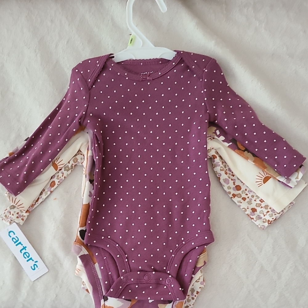 Carter's Purple Polka Dot Baby One Piece